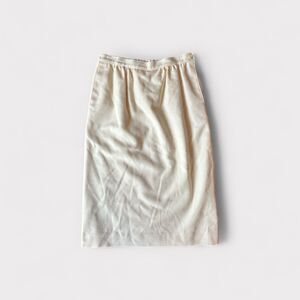 Vintage Pendleton Wool Skirt Cream